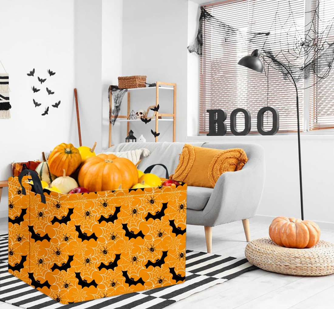 TIBAOLOVER home decor storage basket adds playful spider web accent