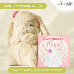 Tickle & Main Everybunny Prays illustrated board book introduces early faith concepts.