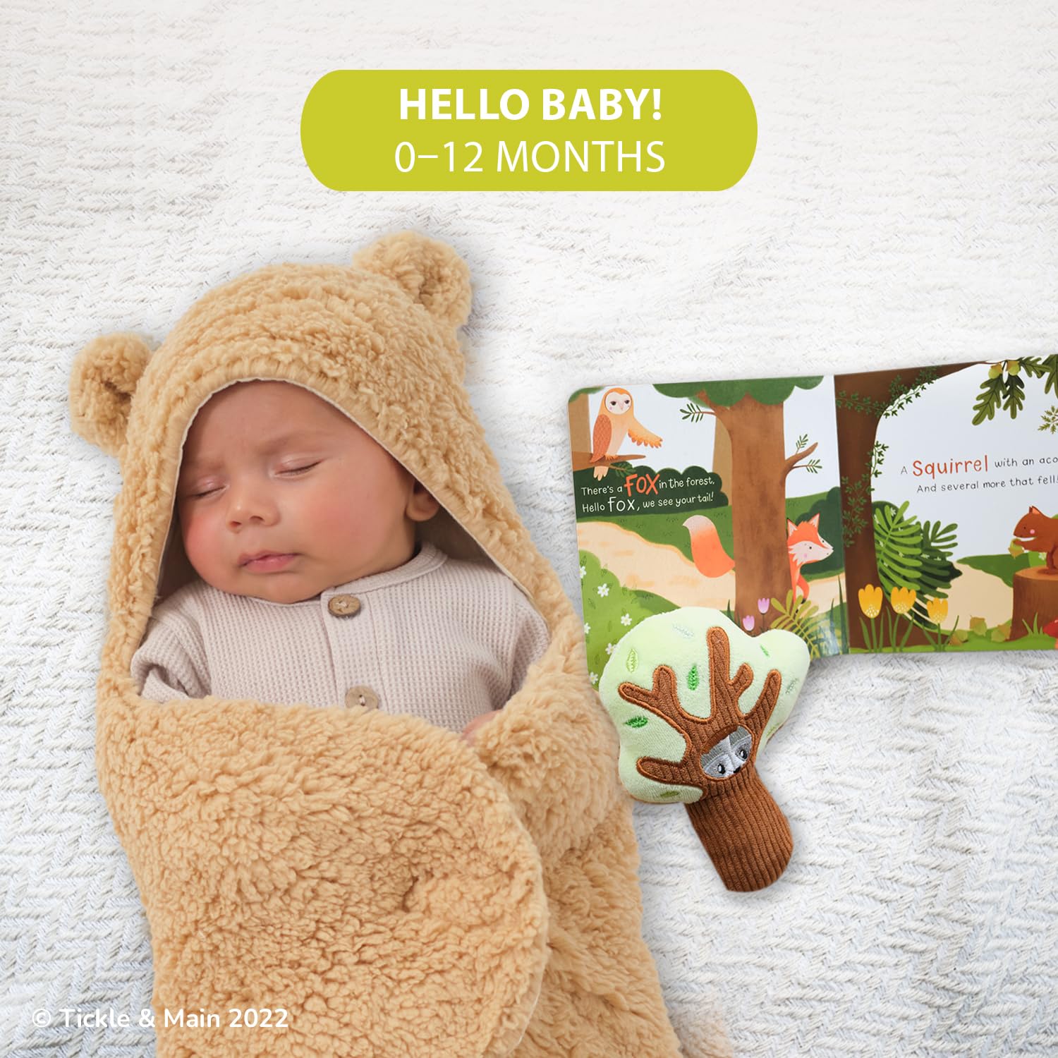Tickle & Main Hello Forest storybook encouraging early bonding and exploration