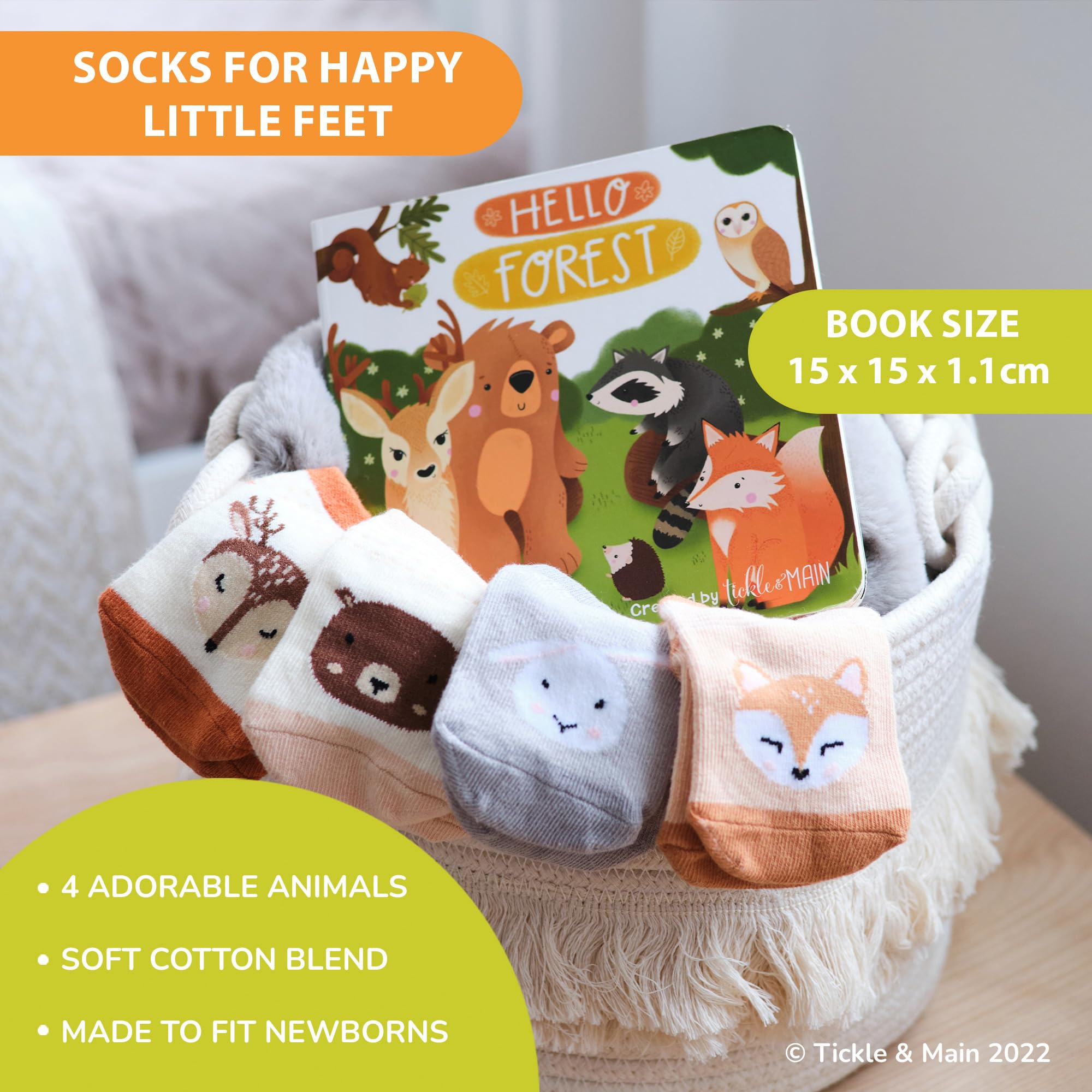 Tickle and Main rabbit socks provide cozy wear for newborns.