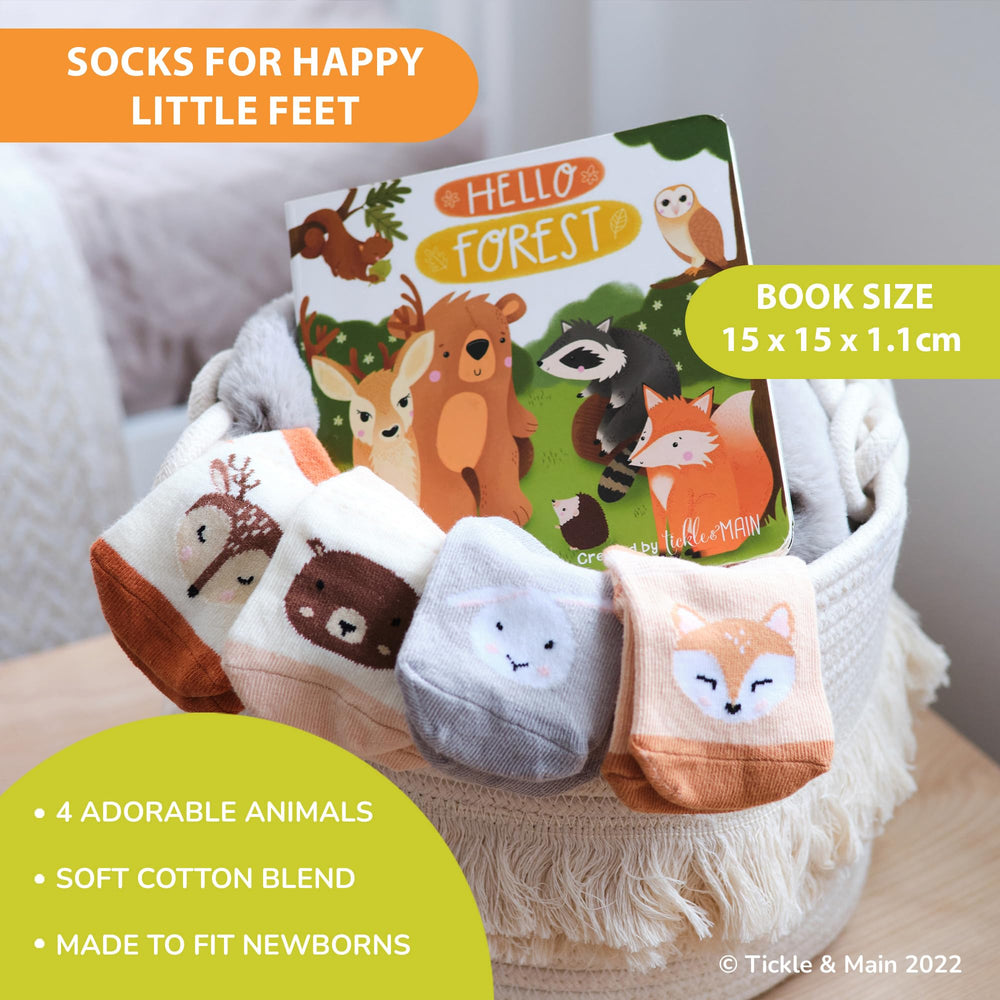Tickle and Main rabbit socks provide cozy wear for newborns.