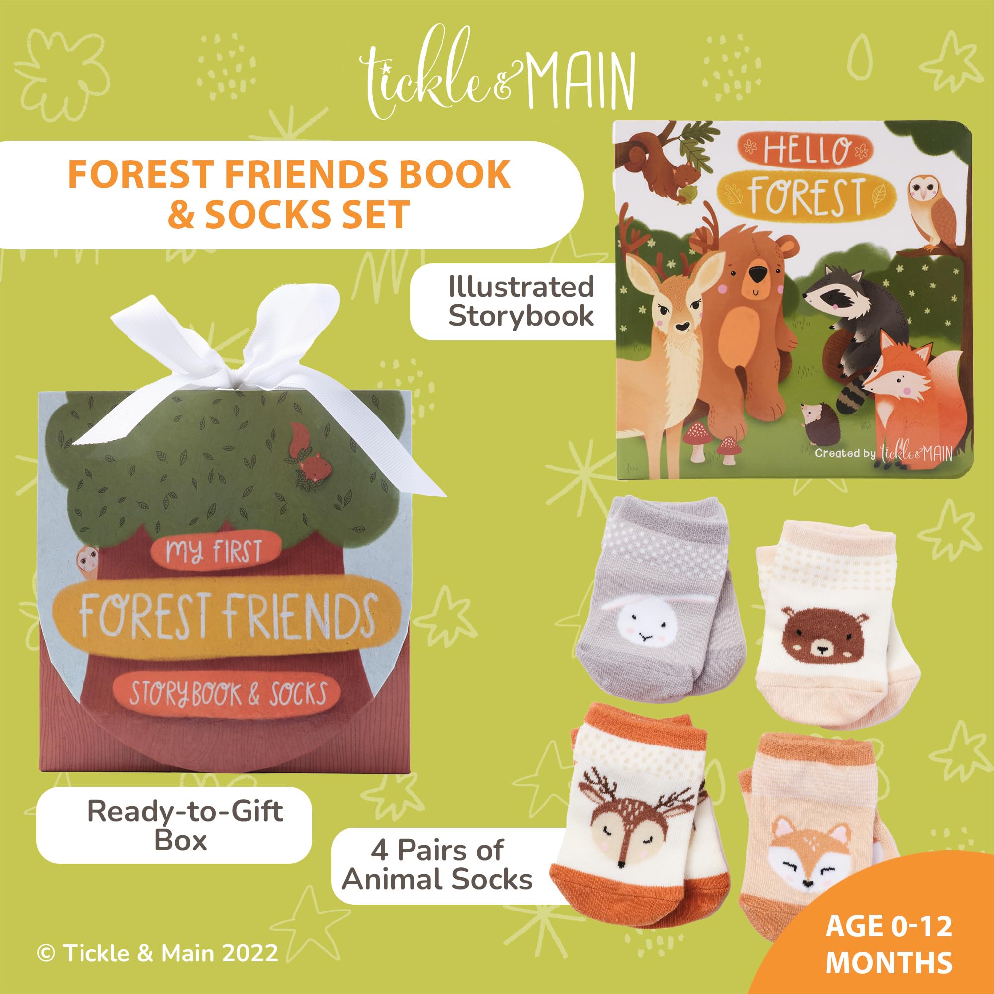 Tickle and Main forest gift packaging ready for gifting.