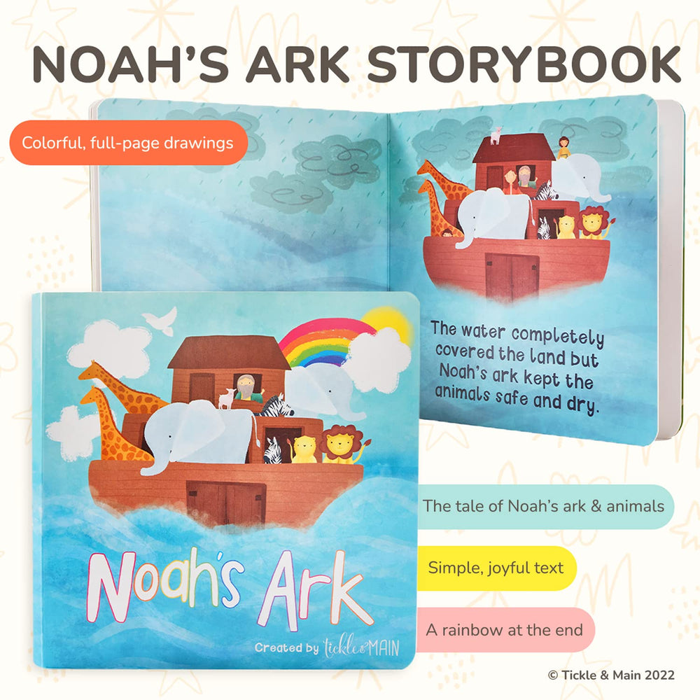 Tickle & Main Noah’s Ark three animal squirts ready for splashy play.