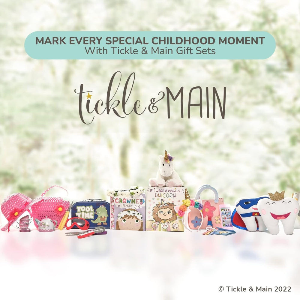 Tickle and Main Noah's Ark baby gift packaging emphasizes keepsake quality.