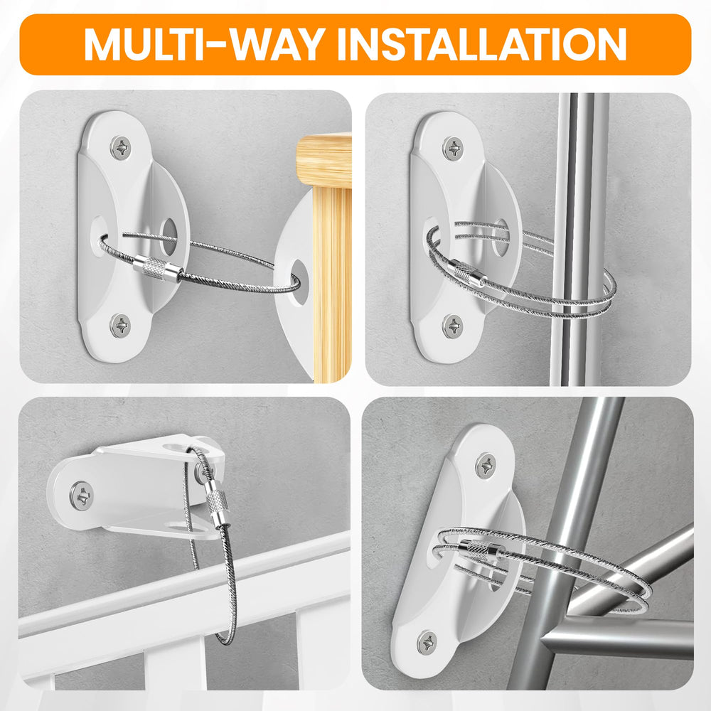 Tickselect safe home solution for dressers, cabinets, and wardrobes.