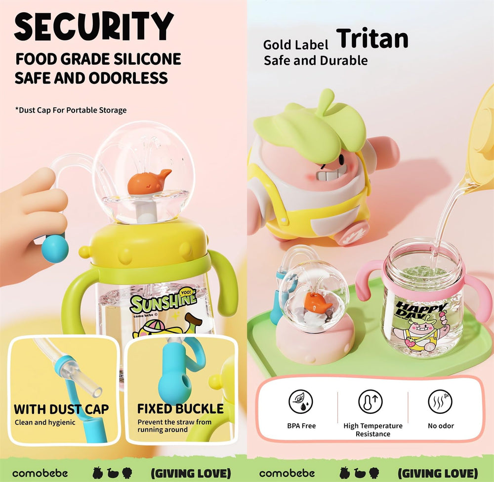 Tictoyo two-straw design supports independent sipping