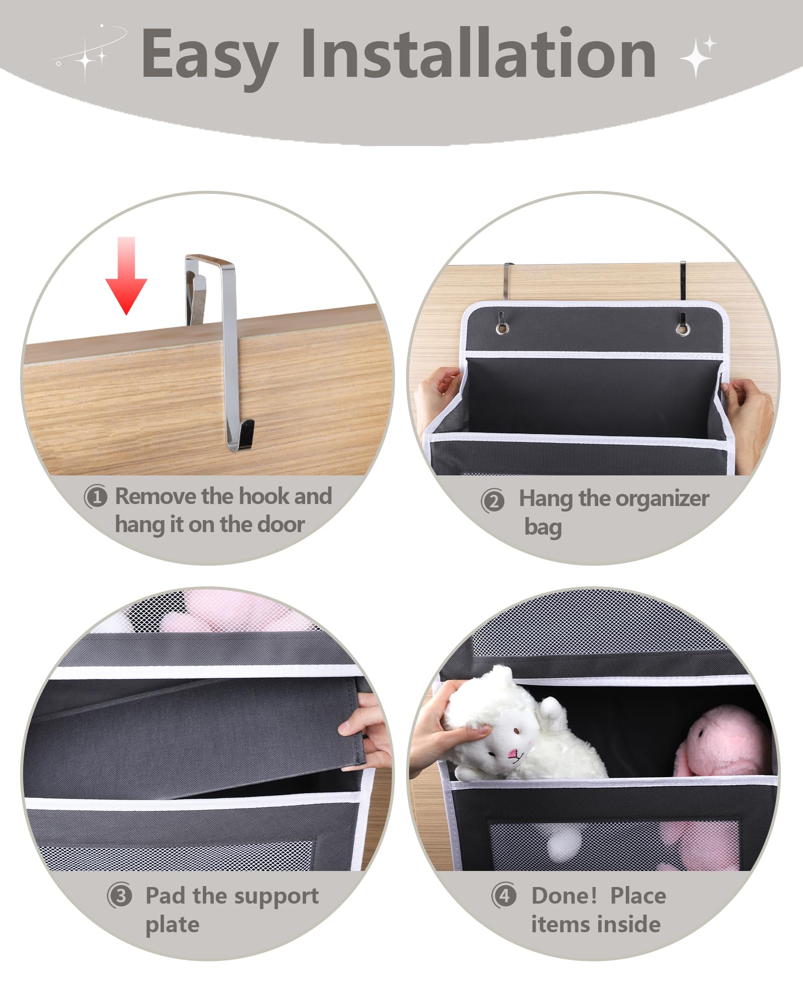 TIDY SAVANT easy-clean surface wipeable with a damp cloth