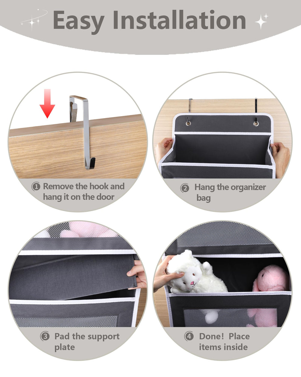 TIDY SAVANT easy-clean surface wipeable with a damp cloth