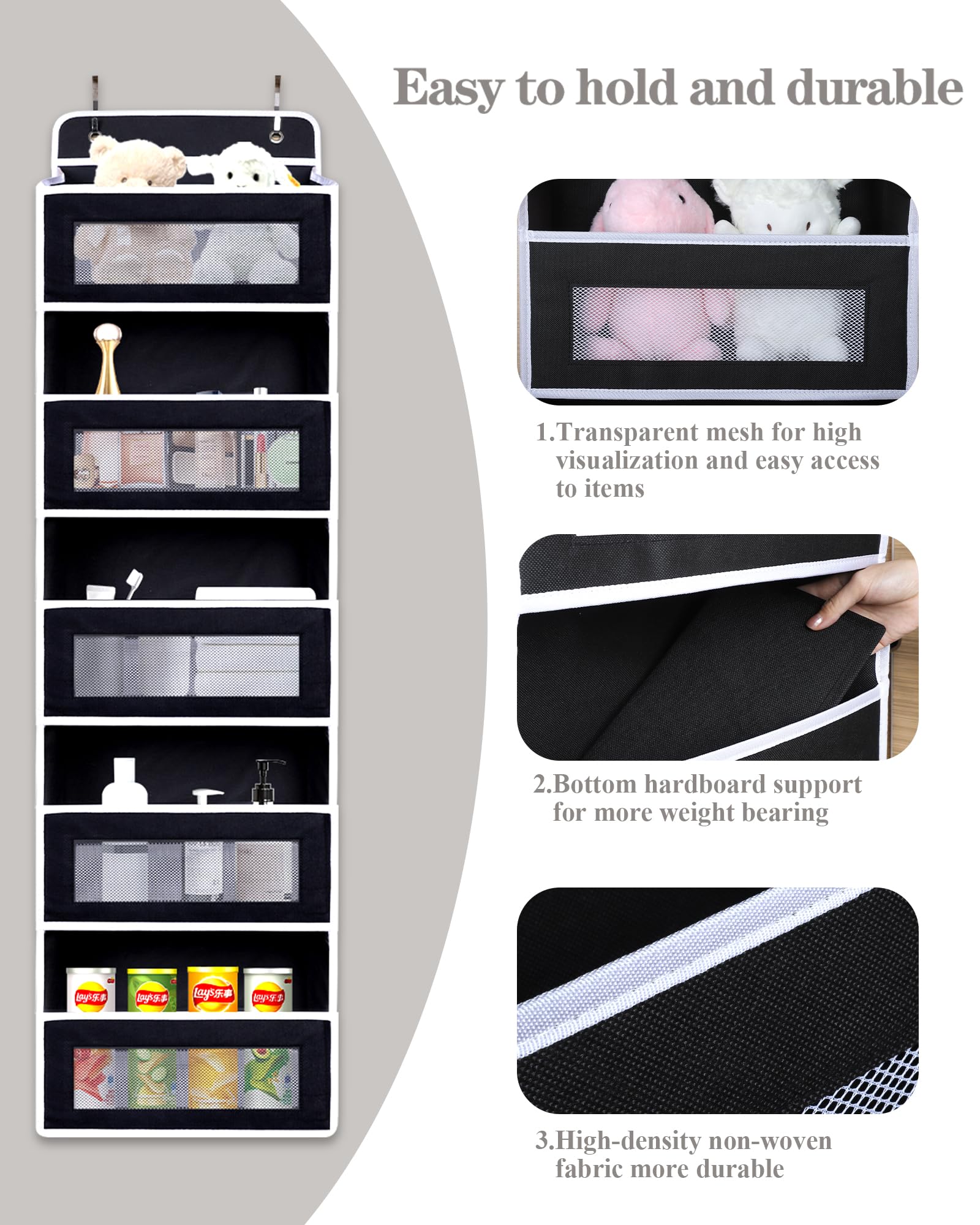 TIDY SAVANT clear window for rapid item identification.