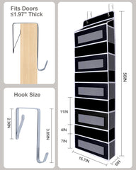 TIDY SAVANT organizer highlighting five large pockets for items.