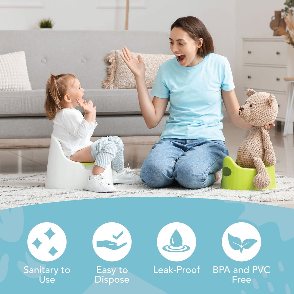 tidytots 32-liners value pack shown for easy cleanup on the go