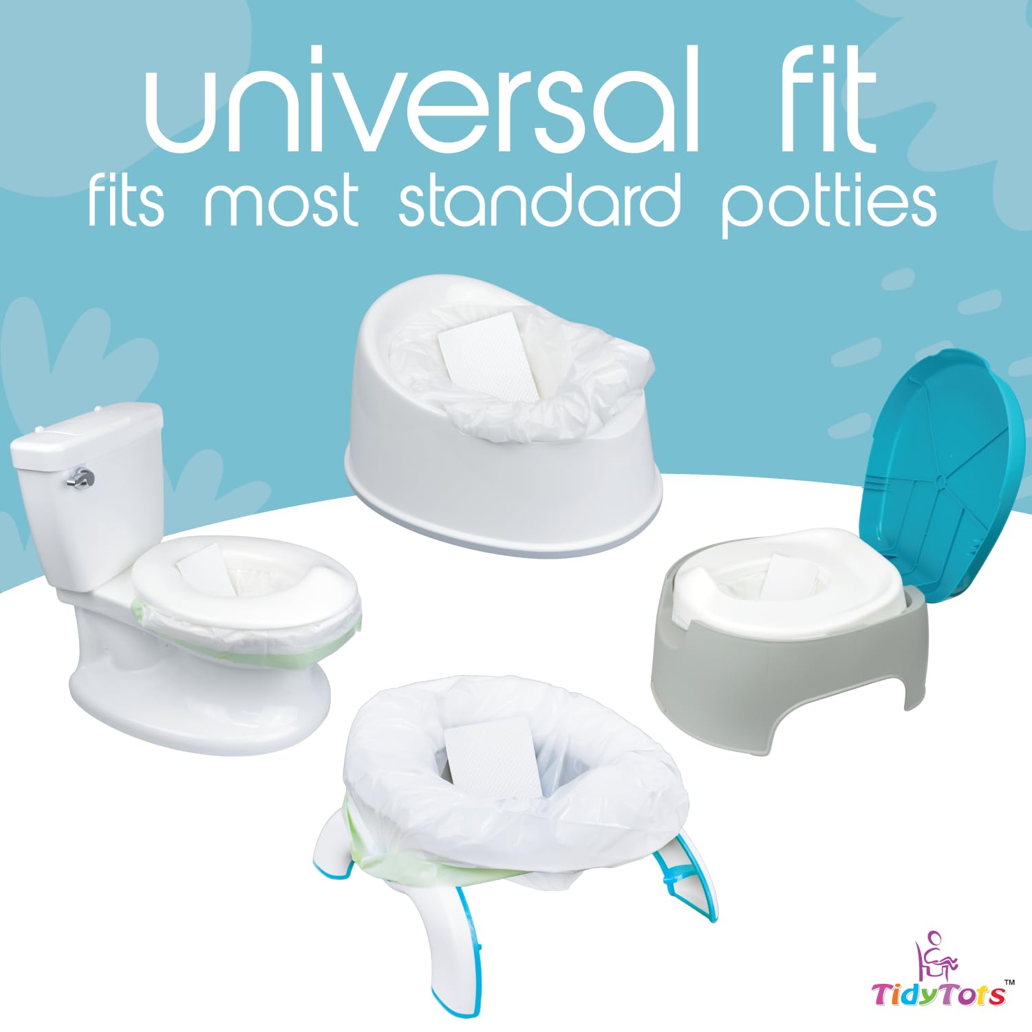 Fits standard toddler potties, including OXO 2-in-1 Go Potty.