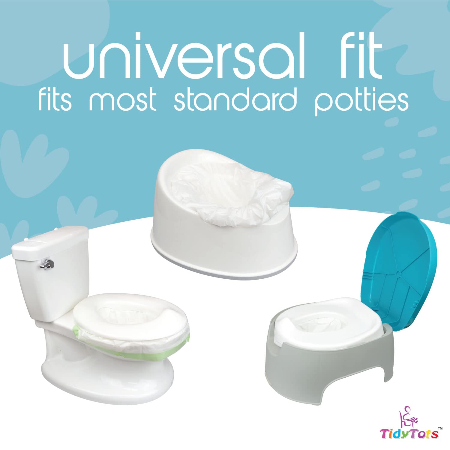 tidytots travel-friendly potty bags for on-the-go mess management