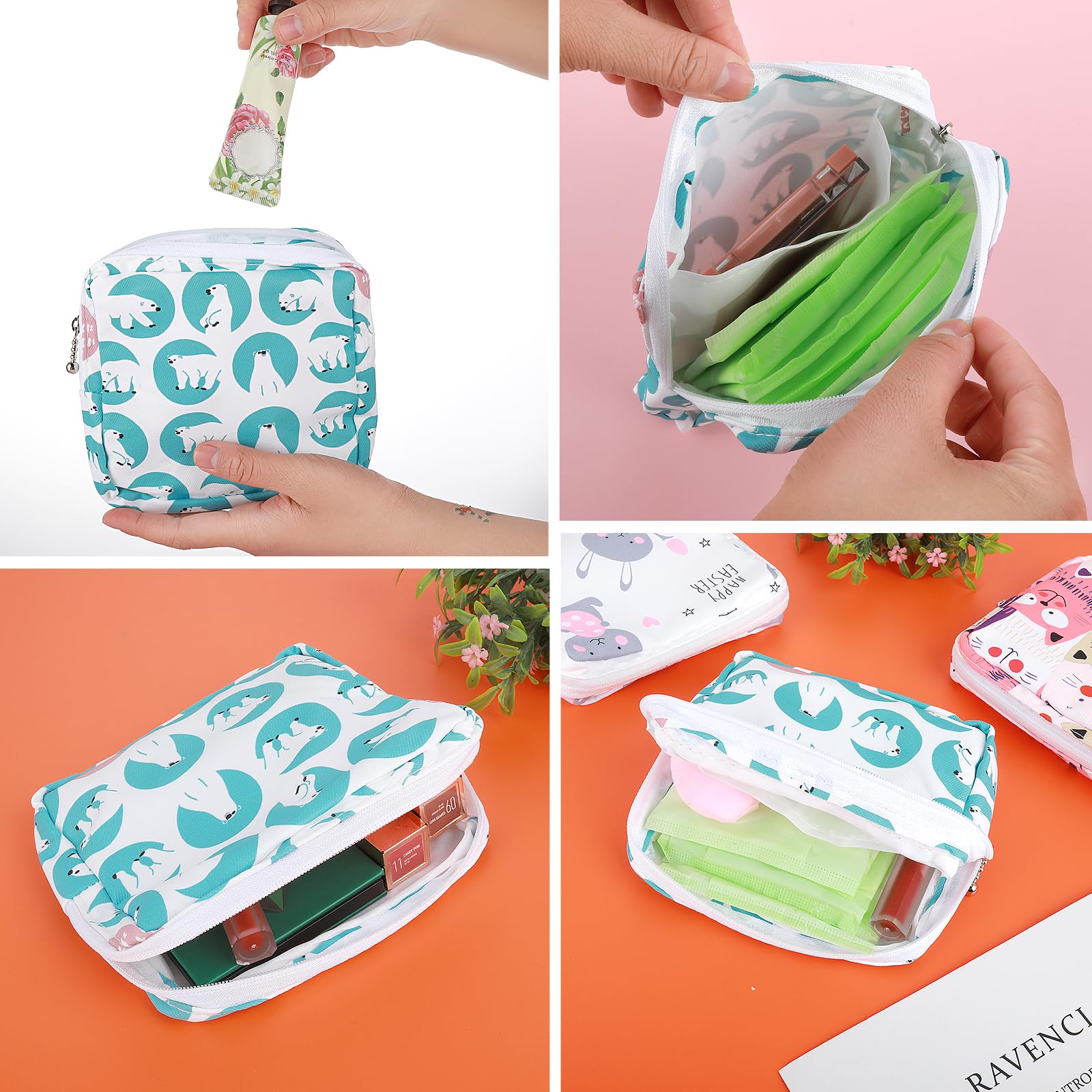 TIESOME multi-use pouch doubles as a mini organizer for daily items.