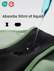 TIICHOO heavy flow underwear in rose gold for discreet leak protection