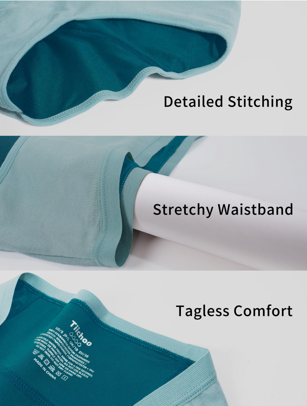 TIICHOO reusable PFAS-free underwear supports sustainable menstrual wear
