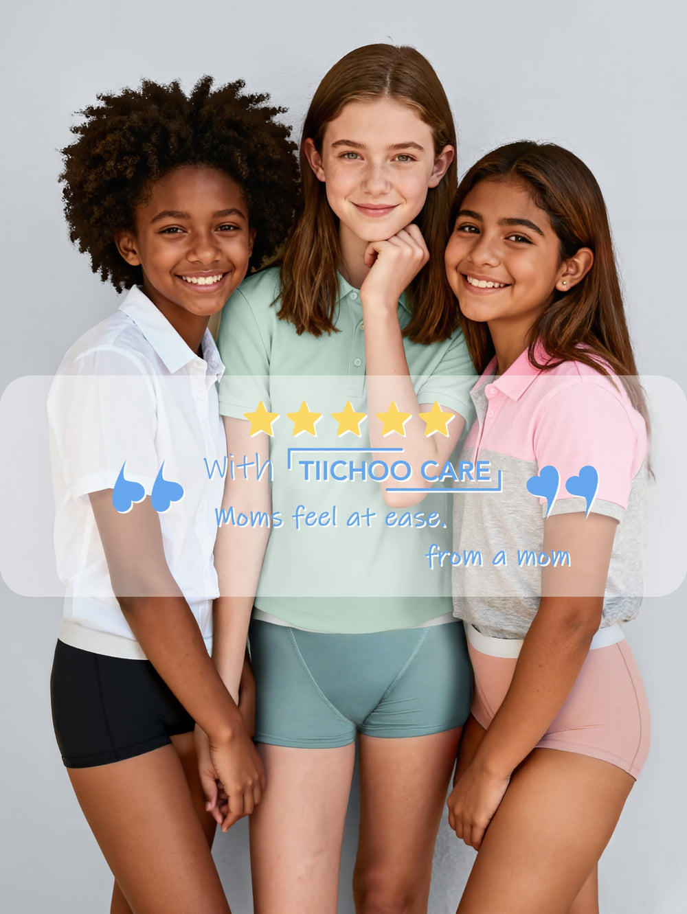 TIICHOO 5-pack packaging ideal for weekly rotation and school days