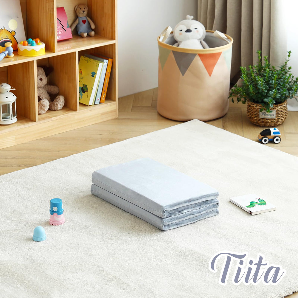 Durable stitching on the Tiita Kids Nap Mat for daily classroom use.