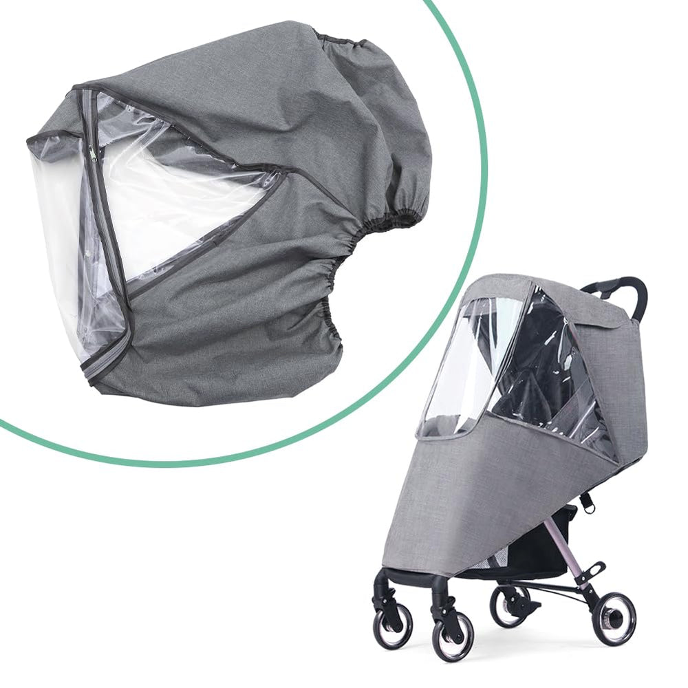 Tiiyee stroller rain cover all-weather protection against rain and wind