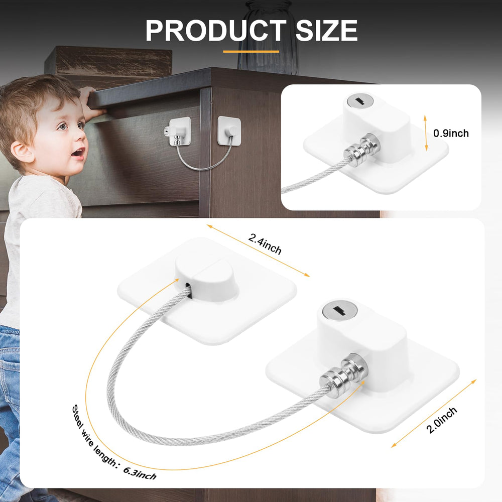 TIJTJHC lock on freezer door helps keep unwanted access in check.