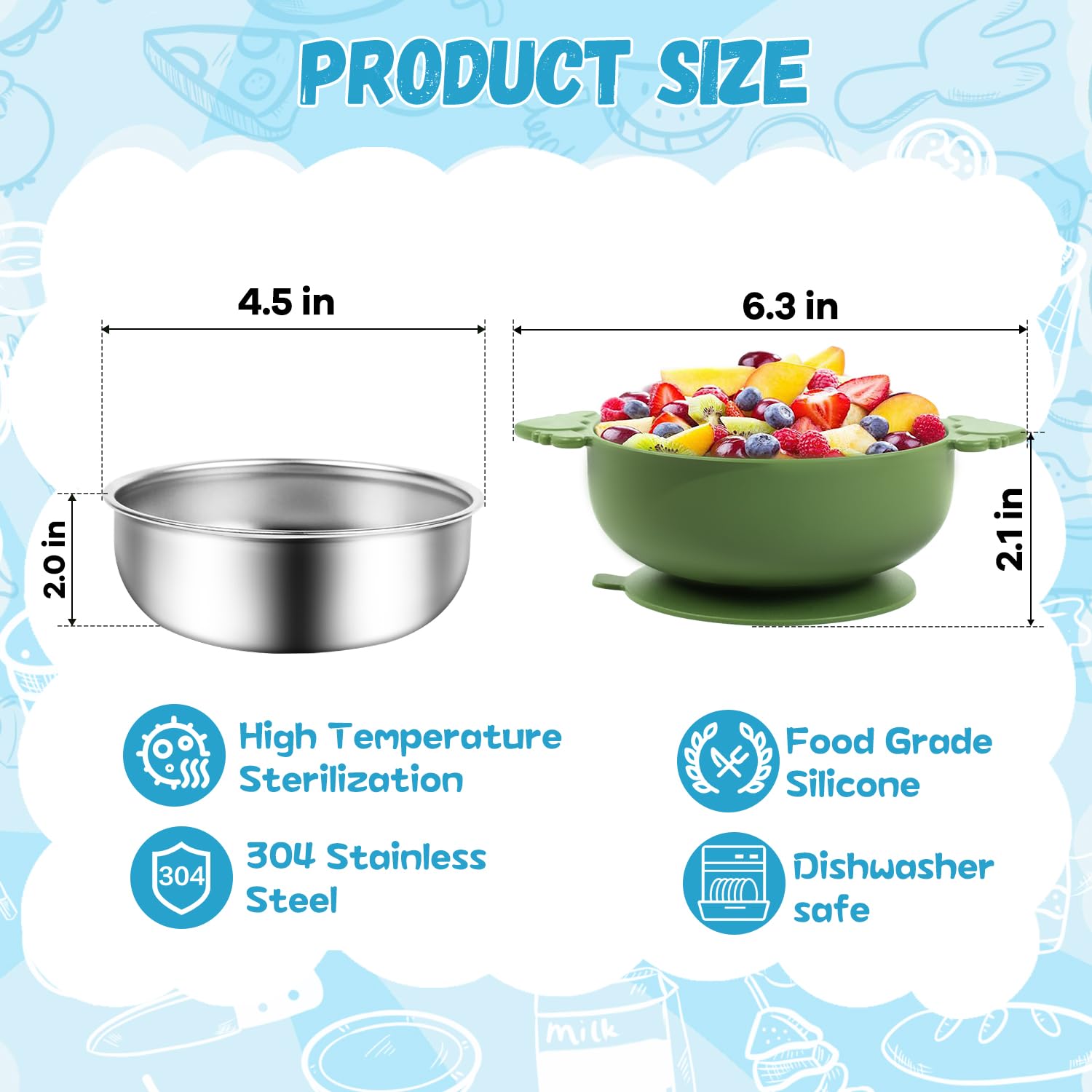 Dishwasher-safe Tikmos bowls for quick cleanup after meals