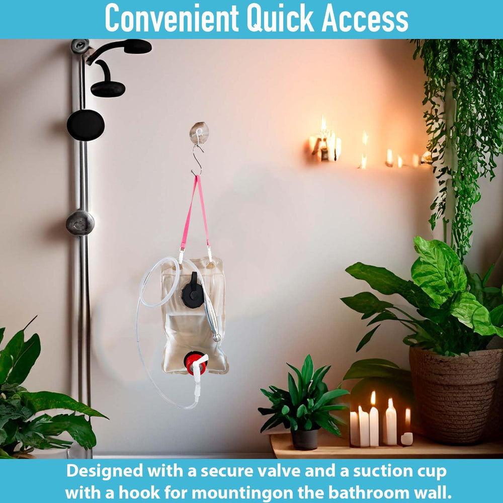 Tilcare shower wall hooks for secure hanging and hands-free use