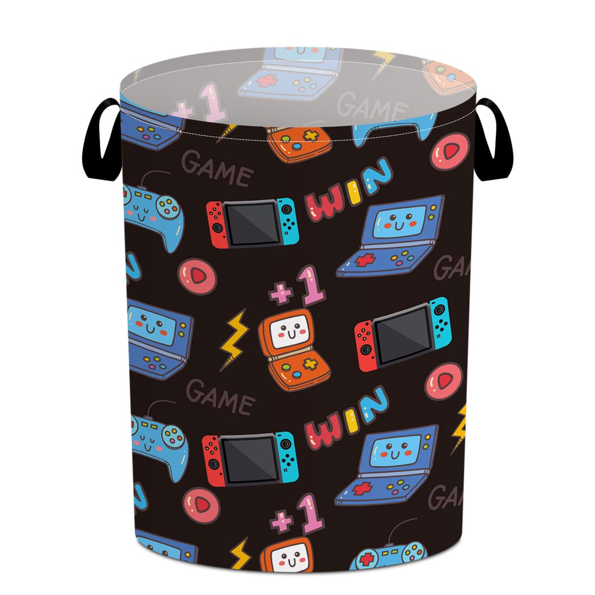 Tillfuru Classic Gamer Hamper overview showing ample storage for clothes and toys.
