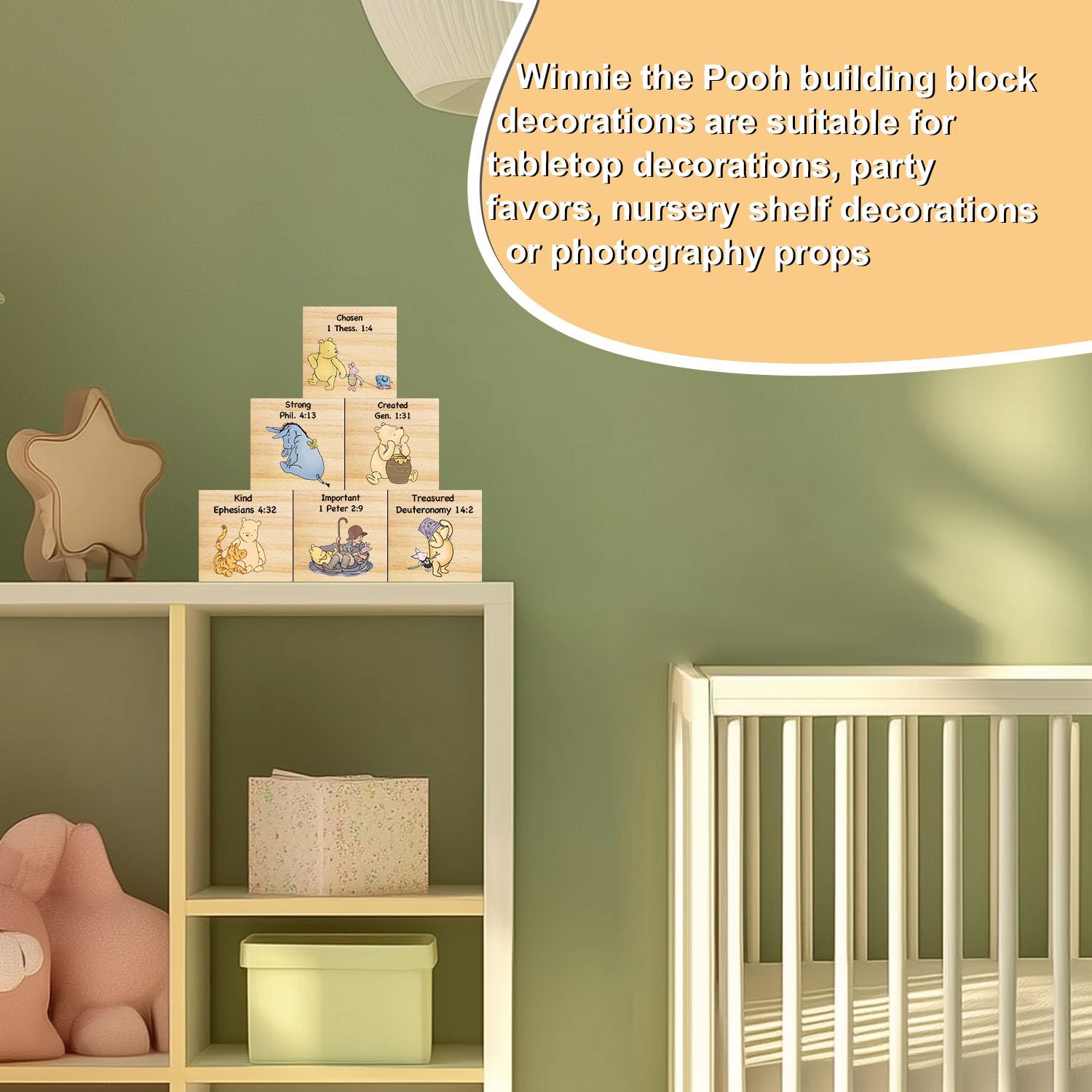 Tillfuru Winnie Bible Proverbs blocks offer gentle daily inspiration