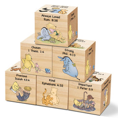 Tillfuru Winnie blocks with colorful patterns for a cheerful nursery decor accent