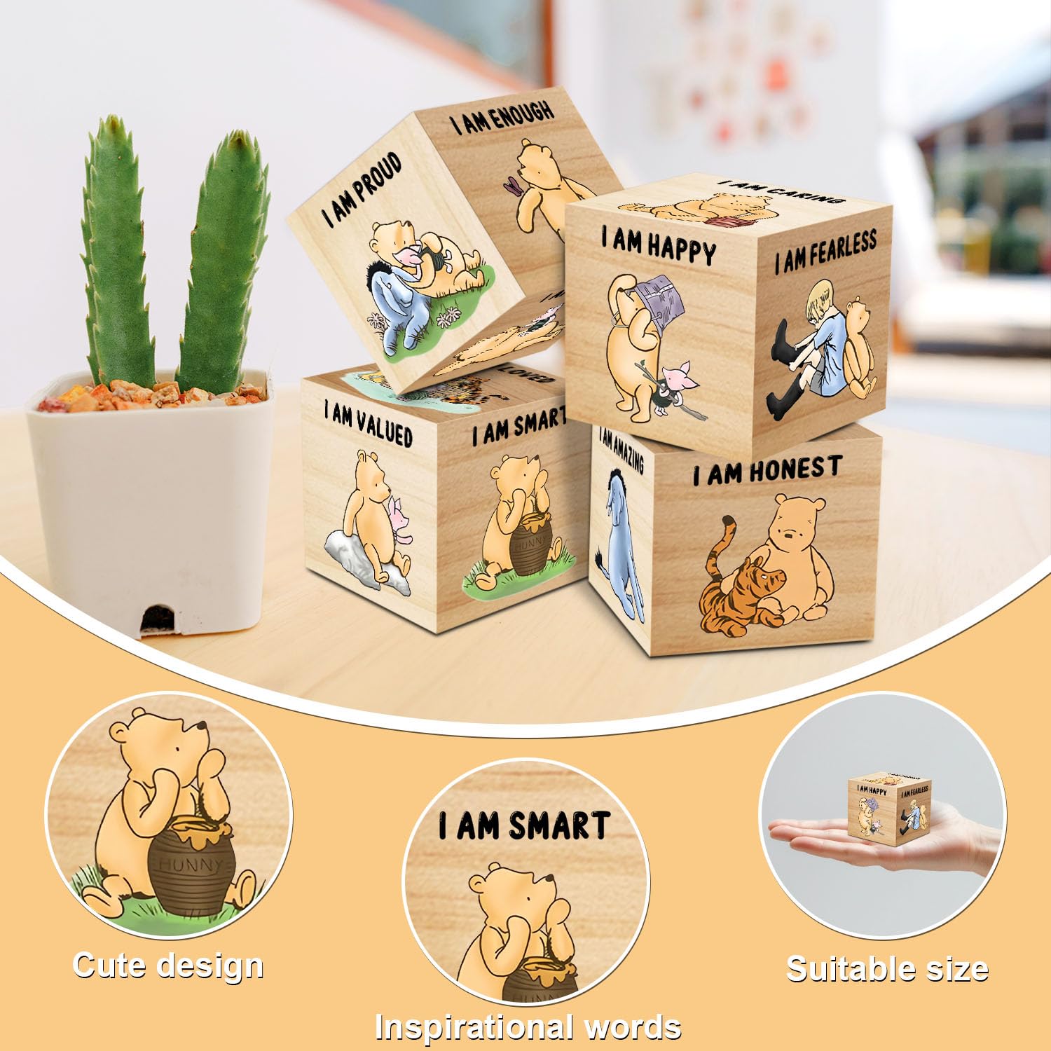 Tillfuru Winnie blocks pattern 3 arranged together foster imaginative play in playrooms