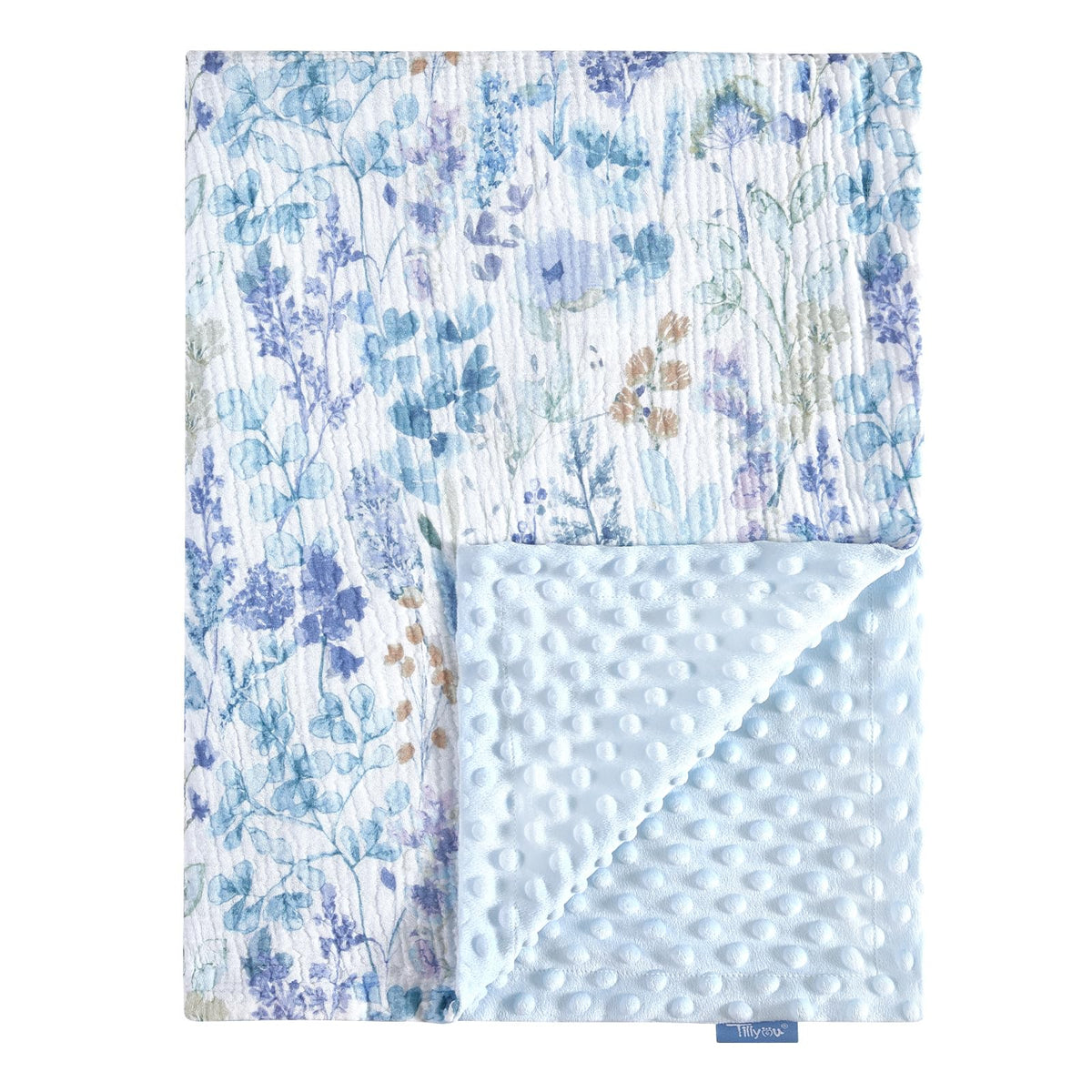 TILLYOU baby blanket dual-layer design for breathable warmth in spring and fall