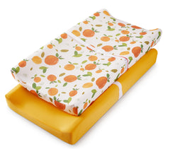 TILLYOU baby changing pad cover in soft jersey knit for gentle diaper changes.
