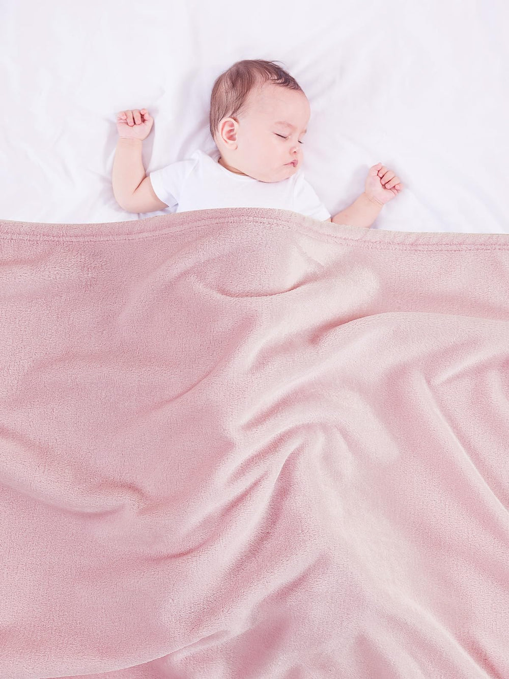 TILLYOU pink 30x40 blanket ideal for daycare or stroller use