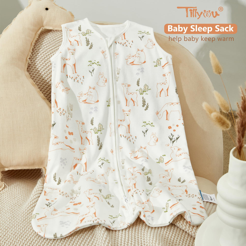 TILLYOU baby sleep sack is durable and wash-friendly for regular use.