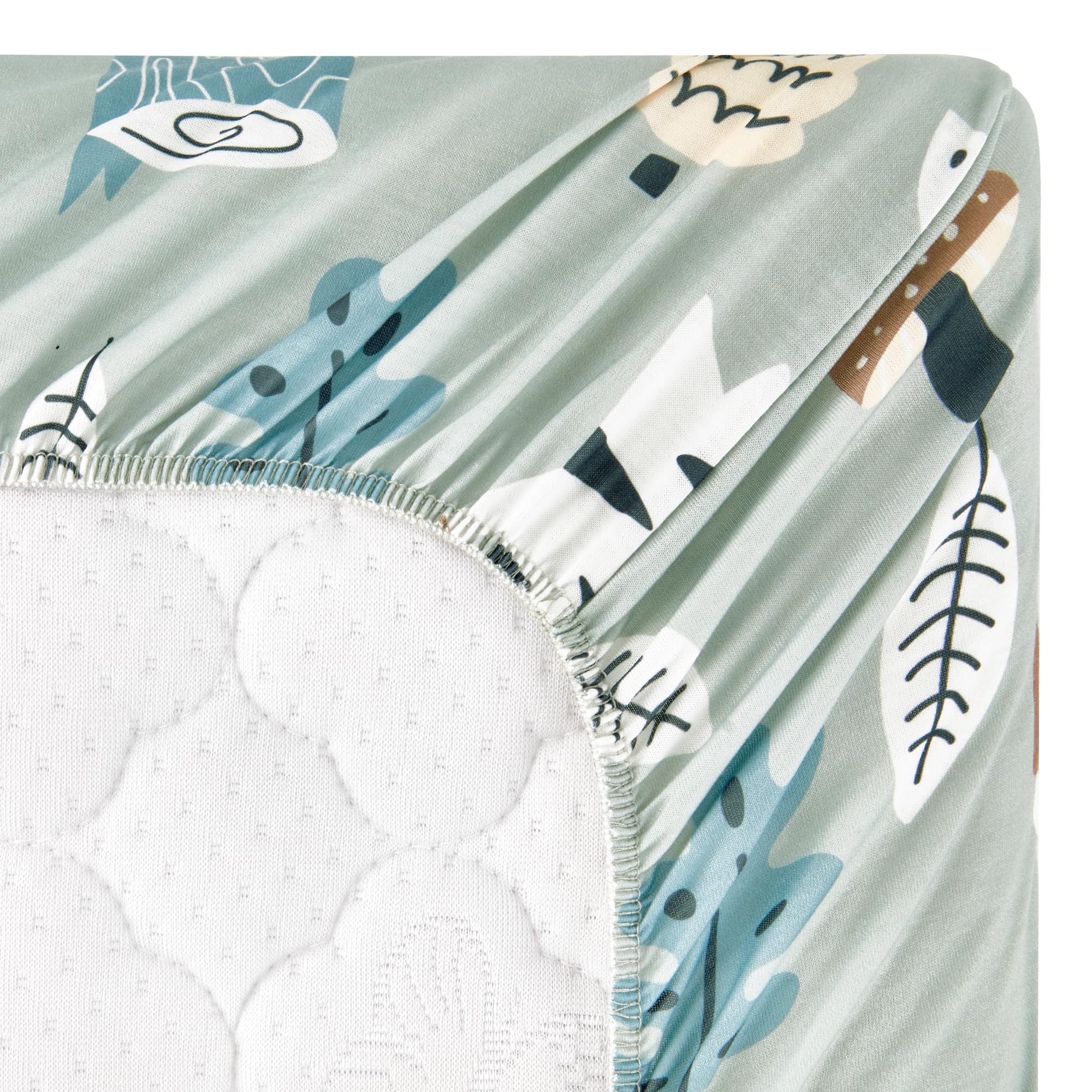 TILLYOU universal-fit bassinet sheets work with oval, rectangular, and round shapes