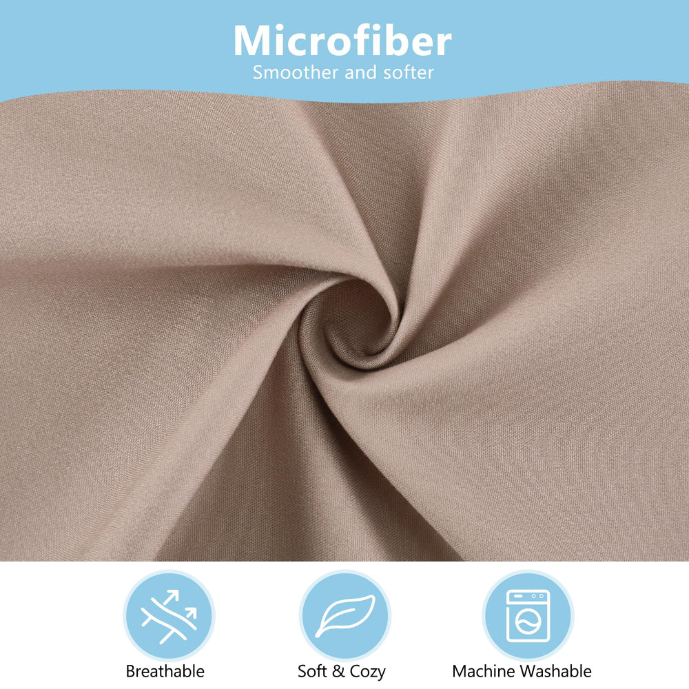 TILLYOU brushed microfiber texture pillowcase feels silky and gentle on skin