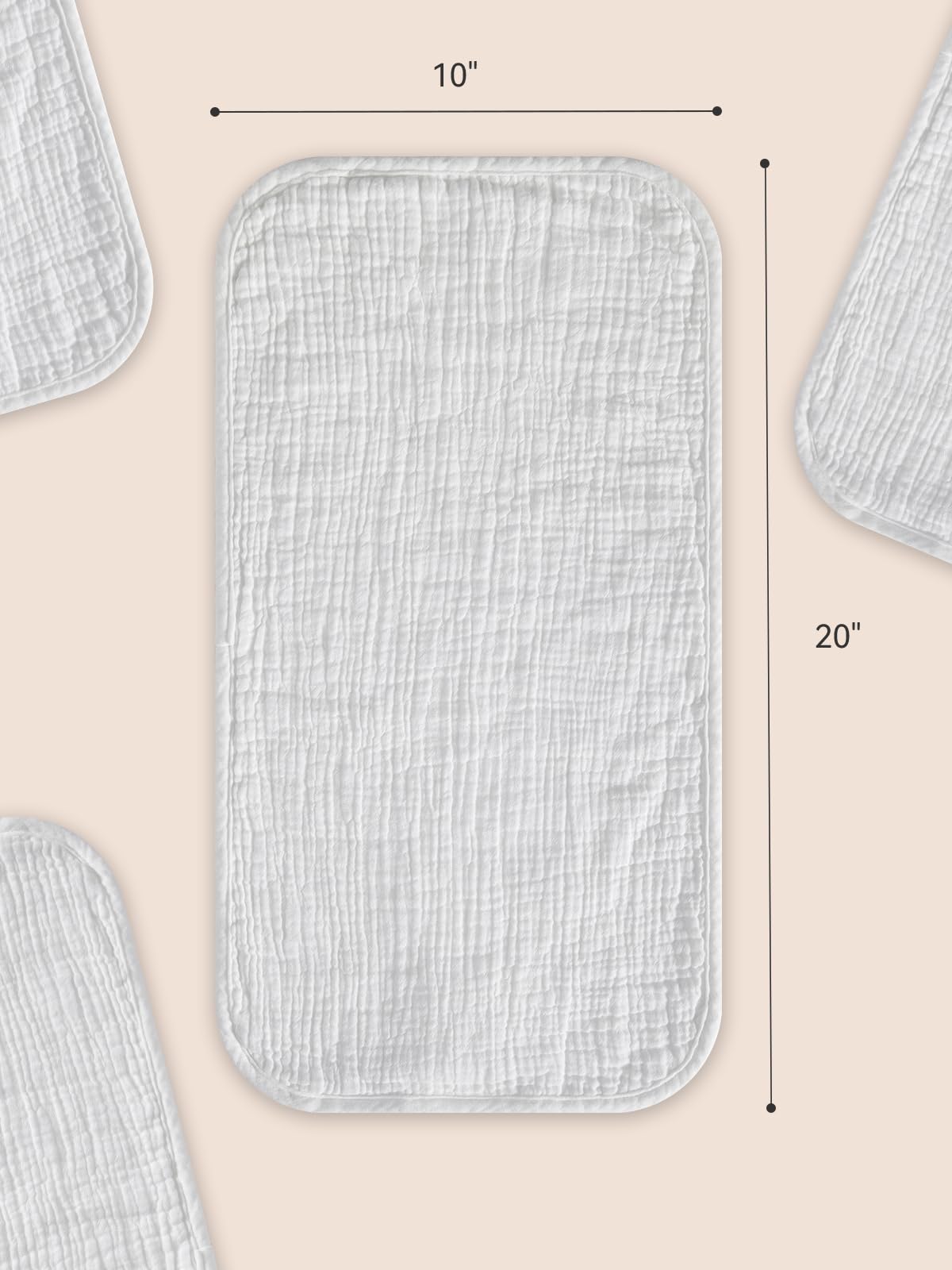 TILLYOU gift-ready burp cloths for new parents