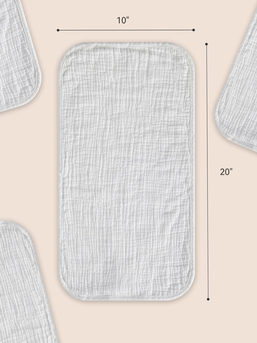 TILLYOU gift-ready burp cloths for new parents