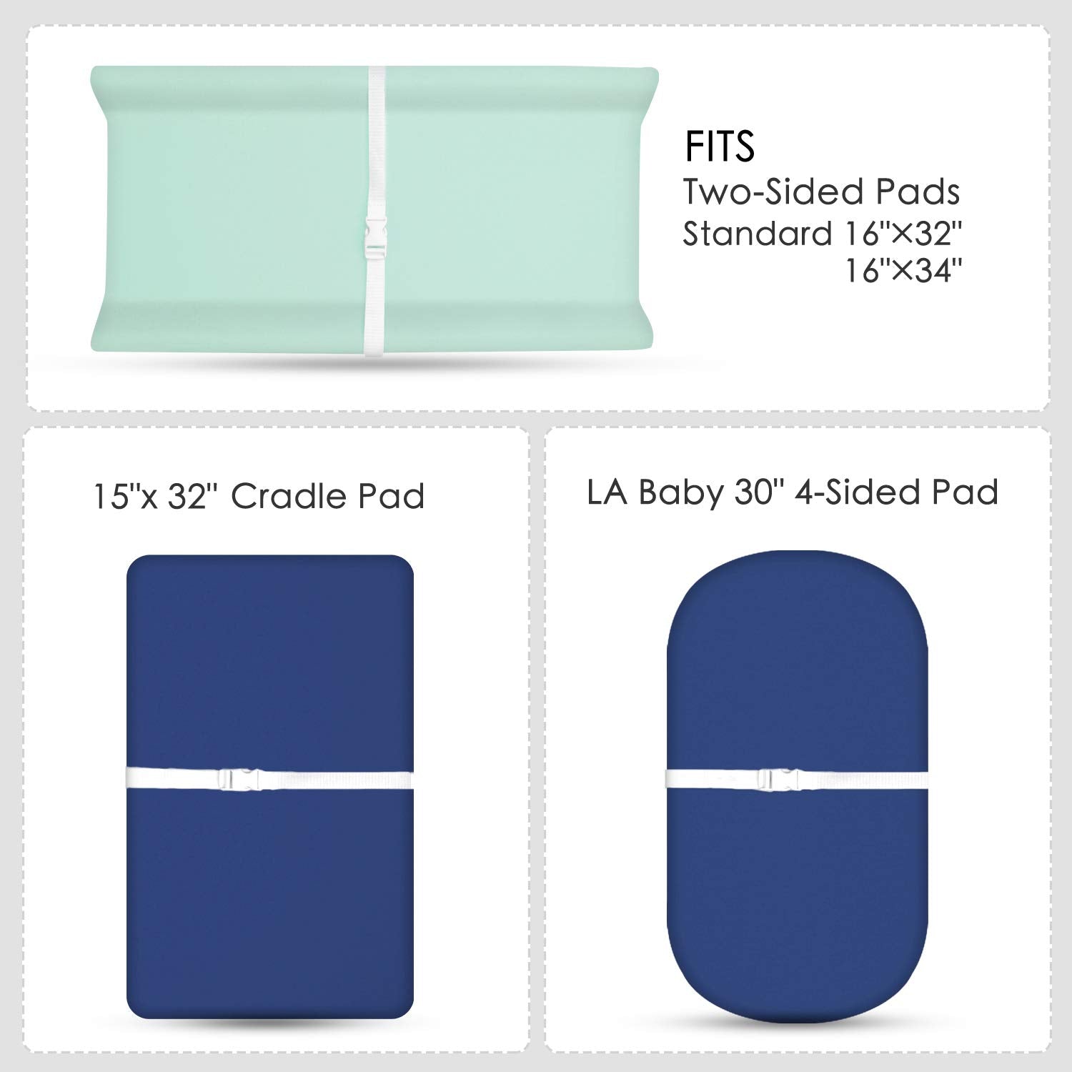 TILLYOU elastic-bottom design keeps the cover securely in place during use