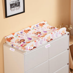 TILLYOU changing pad cover elastic bottom for secure fit during changes