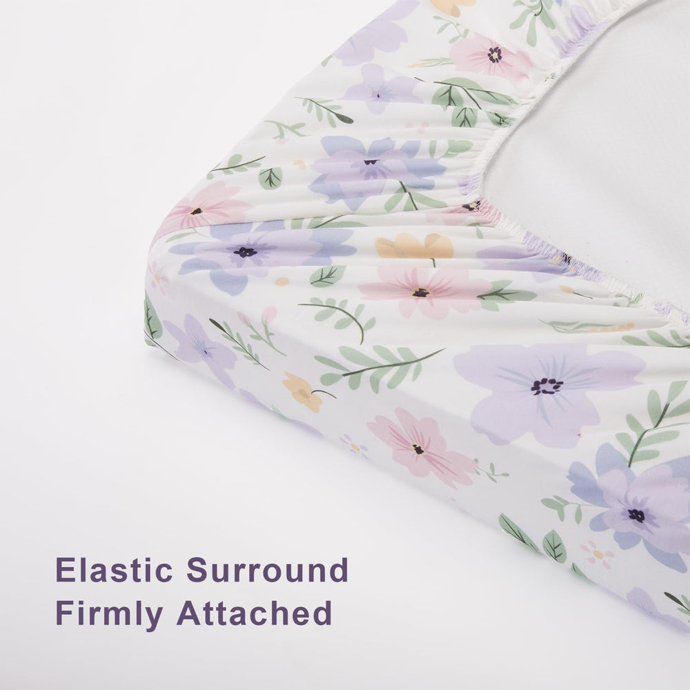 TILLYOU changing pad cover is machine washable for quick cleanup and long-lasting use.