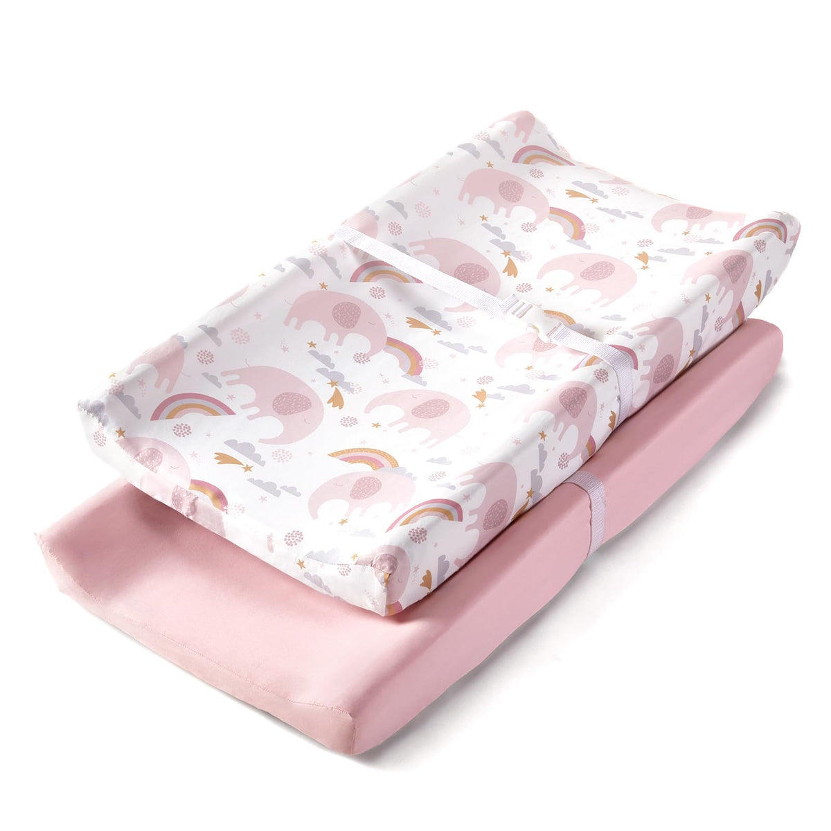 TILLYOU changing pad cover in soft jersey material for breathable baby comfort.