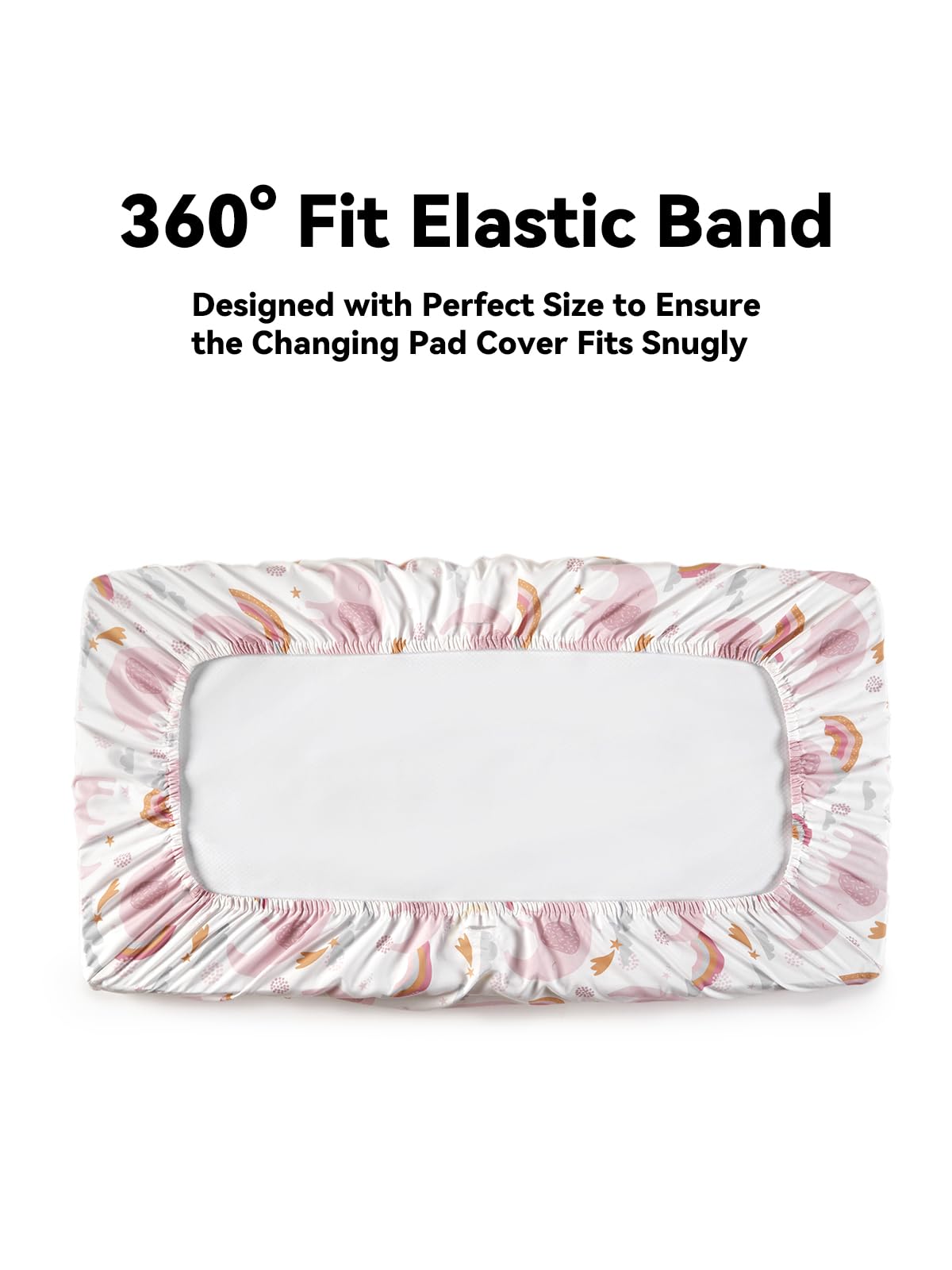 TILLYOU changing pad cover is wear-resistant and wrinkle-free for durability.