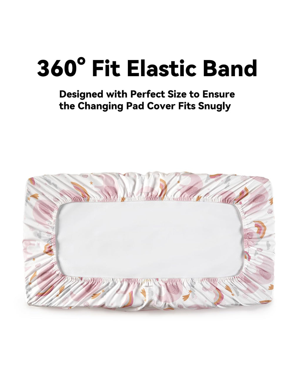 TILLYOU changing pad cover is wear-resistant and wrinkle-free for durability.