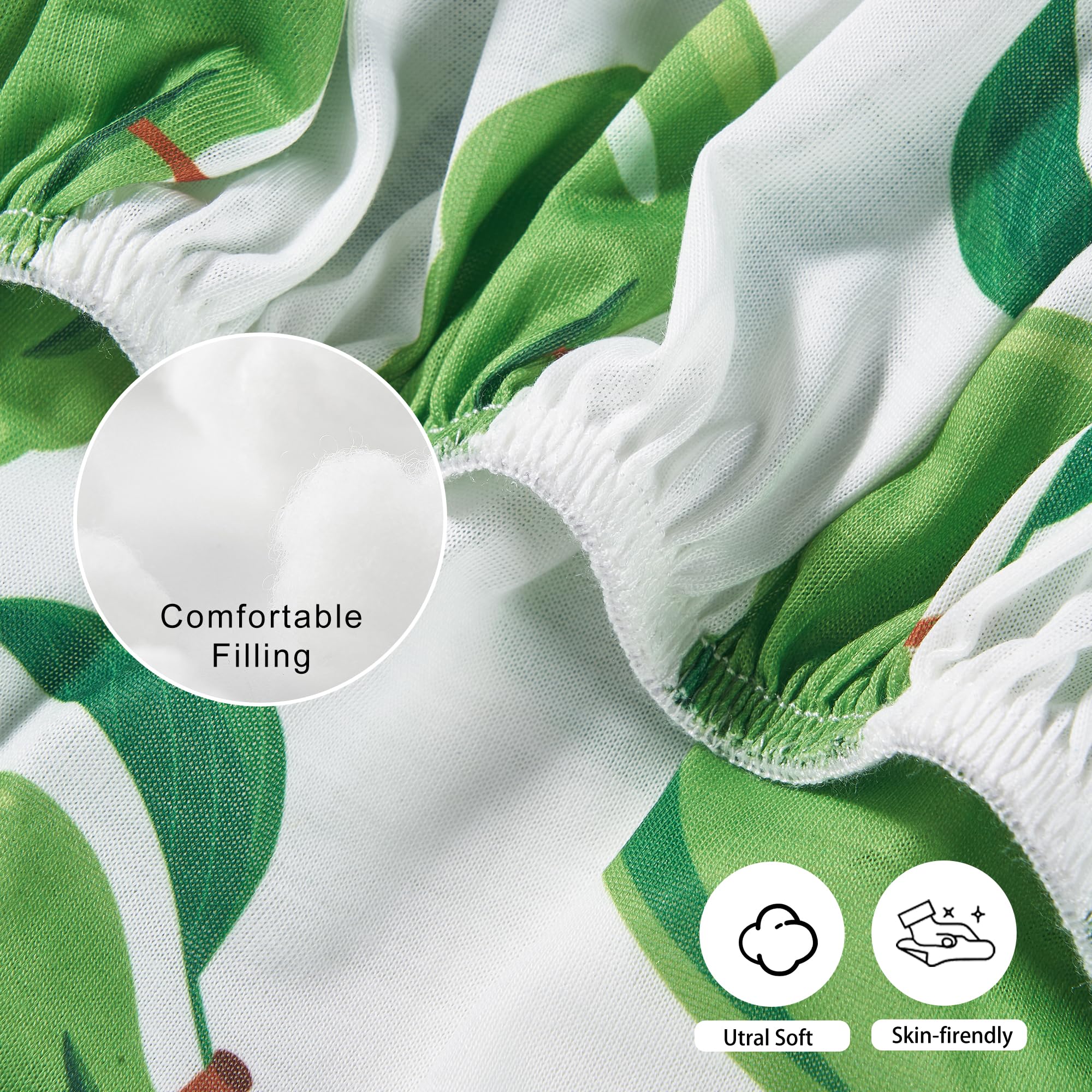 TILLYOU colorful floral patterns add versatile nursery styling for any baby.