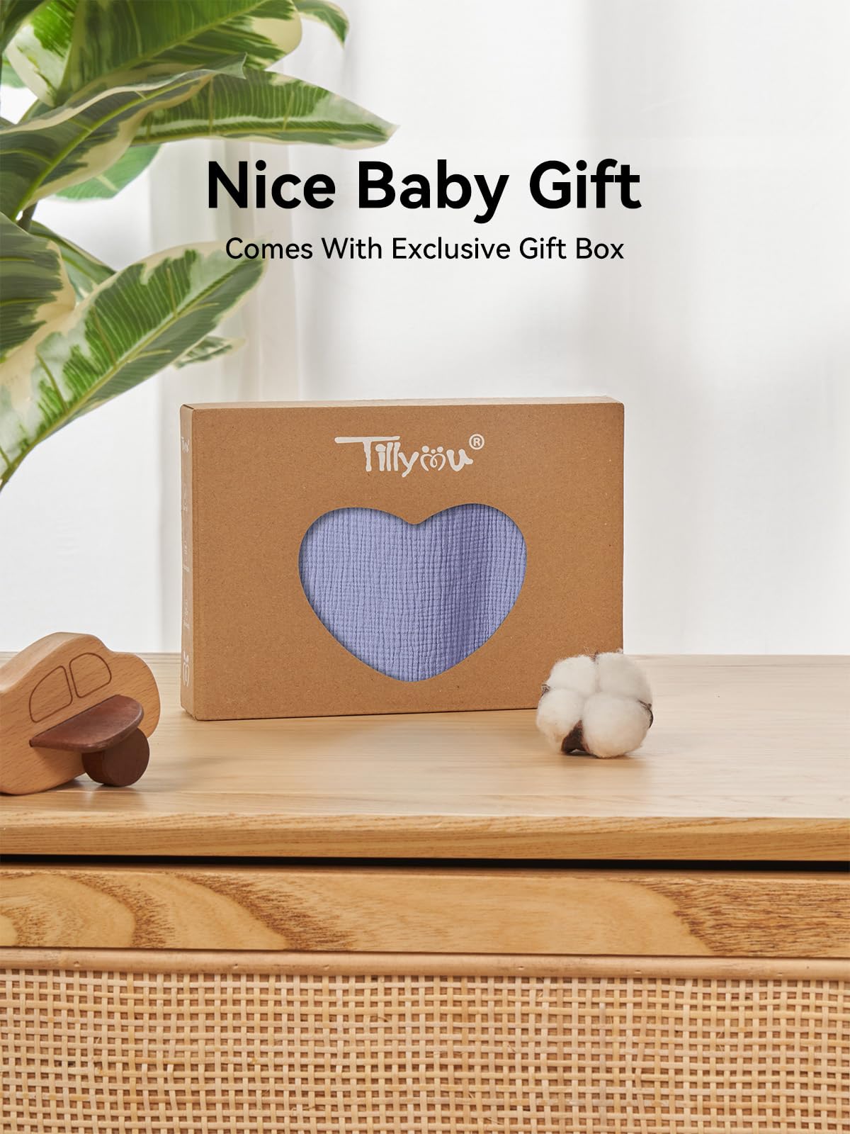 TILLYOU blue cover is easy to wash and quick to refresh.