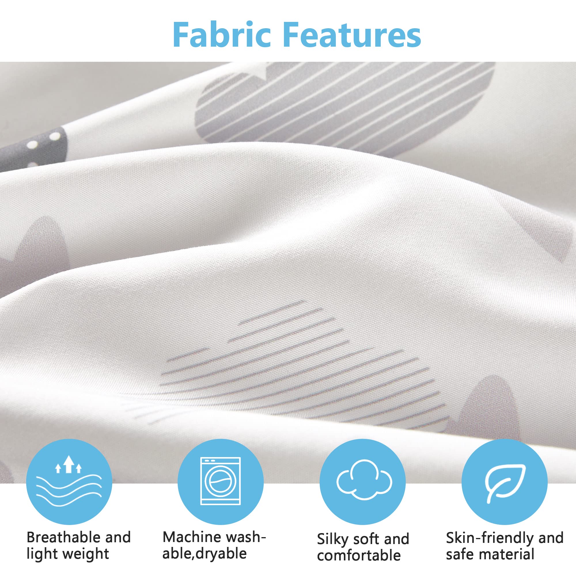 TILLYOU elastic all-around fit, secure sheet stays in place