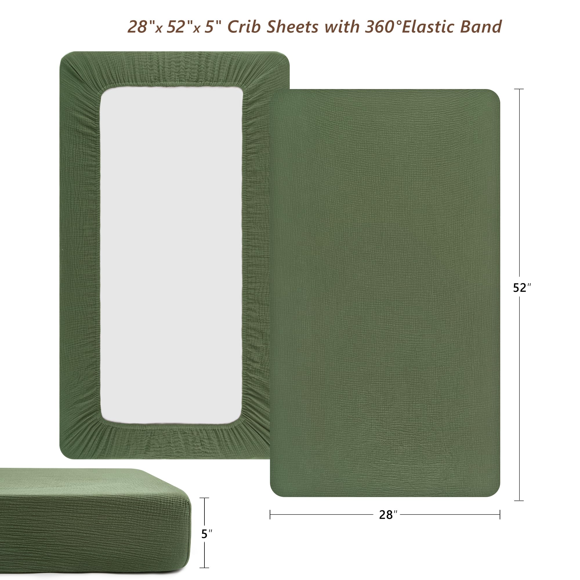 TILLYOU fitted sheet with elastic band keeps it secure on deep mattresses