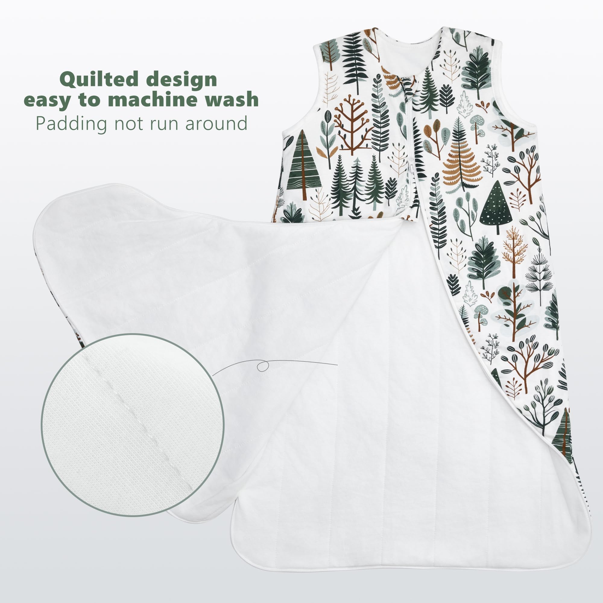 TILLYOU offers four sizes to fit babies from 0 to 24 months.