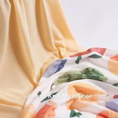 TILLYOU fruit shadow changing pad cover ensures snug fit on standard pads